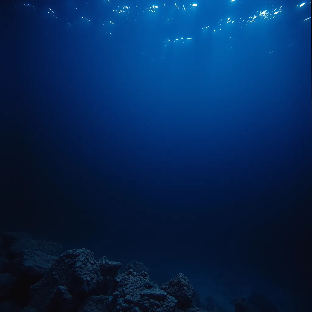 photo ocean getting dark undersea shoot on camera